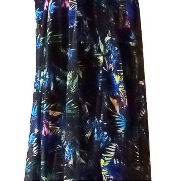 NWT Tropical Print Swim Dress Plus Size 12 - Picture 4 of 6